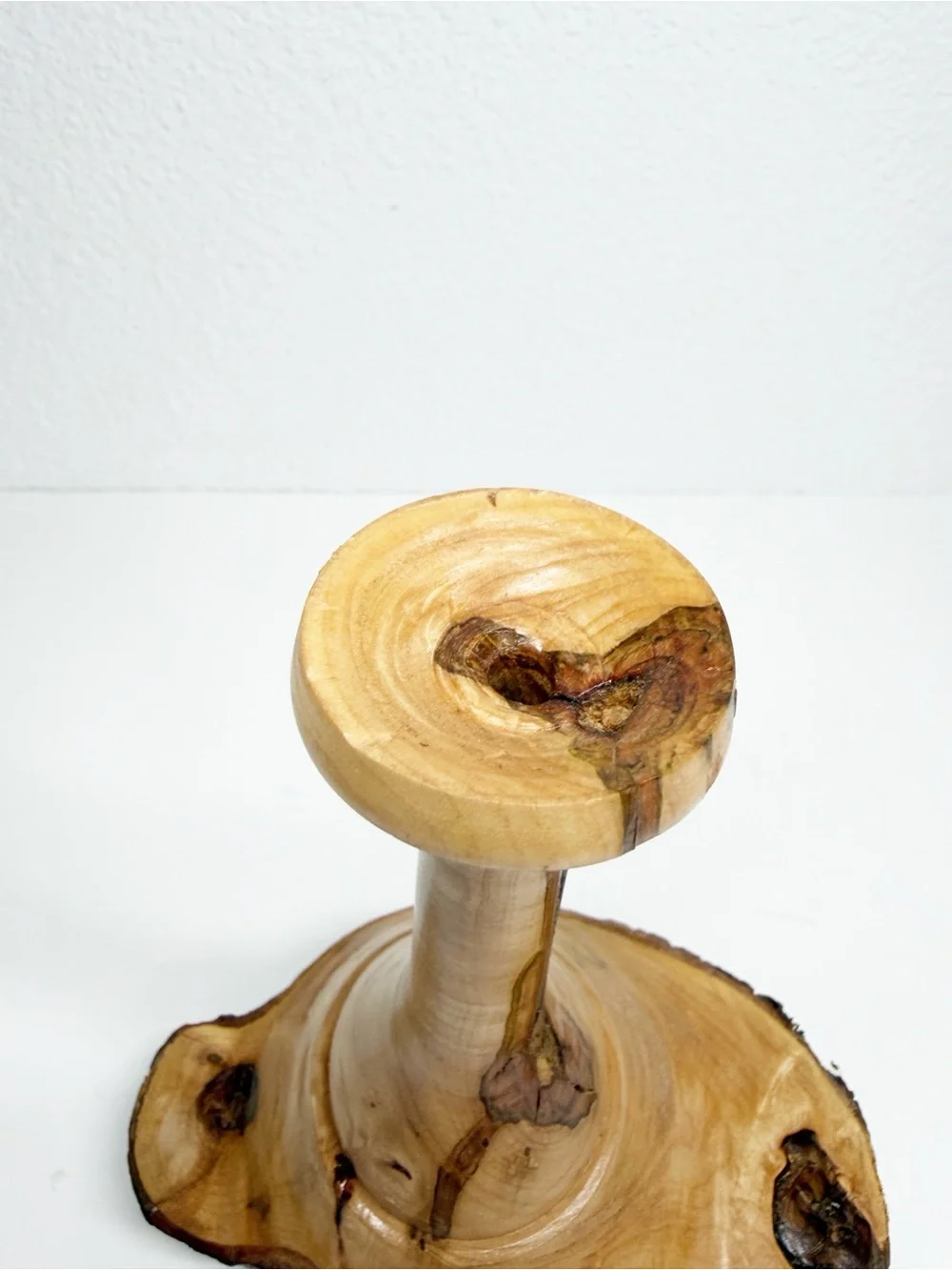 Handcrafted Wood Spindle Bud Vases